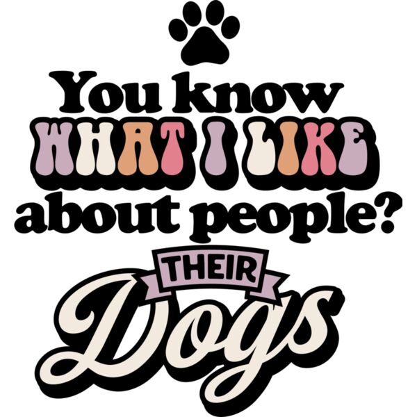 You know what I like about people SVG Thumbnail